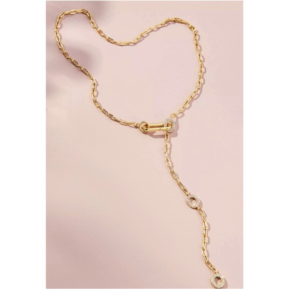 Anthropologie Jewelry - NWT Anthropologie Charmed Paperclip Chain Necklace MSRP $68